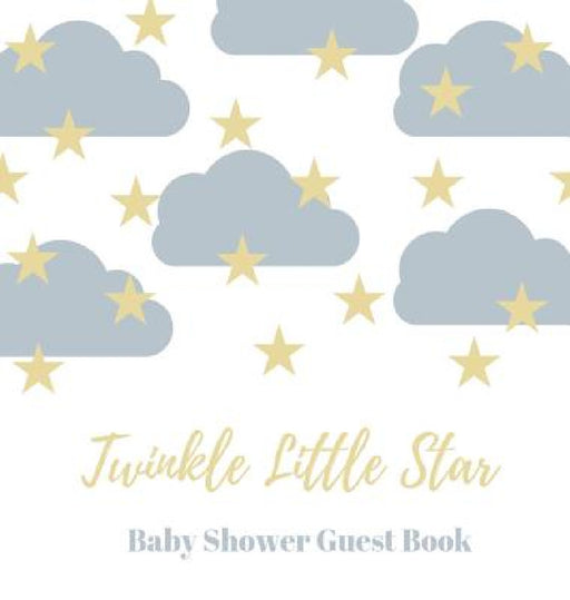 Baby shower guest book (Hardcover): comments book, baby shower party decor, baby naming day guest book, advice for parents sign in book, baby shower p by Lulu and Bell