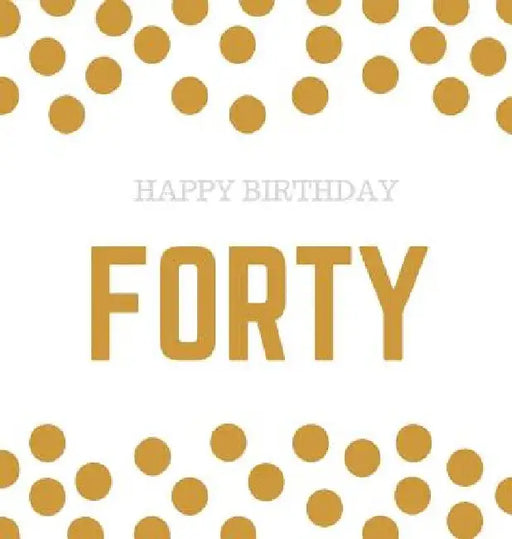 Happy 40th Birthday Guest Book (Hardcover): Happy 40th Birthday Guest book, party and birthday celebrations decor, memory book, 40th birthday, happy b by Lulu and Bell