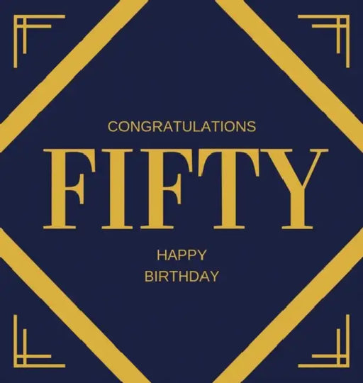 Happy 50th Birthday Guest Book (Hardcover): Happy 50th Birthday Guest book, party and birthday celebrations decor, memory book, fifty birthday, happy by Lulu and Bell