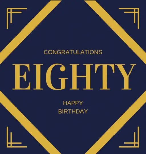 Happy 80th Birthday Guest Book (Hardcover): Happy 80th Birthday Guest book, party and birthday celebrations decor, memory book, eighty birthday, happy by Lulu and Bell