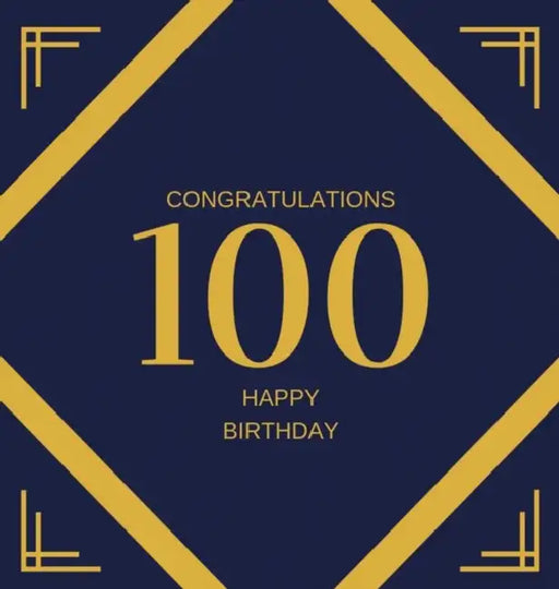 Happy 100th Birthday Guest Book (Hardcover): Happy 100th Birthday Guest book, party and birthday celebrations decor, memory book, scrapbook, one hundr by Lulu and Bell