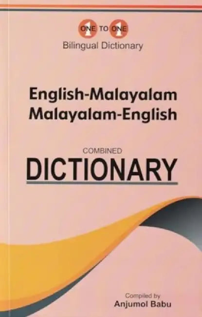English-Malayalam & Malayalam-English One-to-One Dictionary by Anjumol Babu