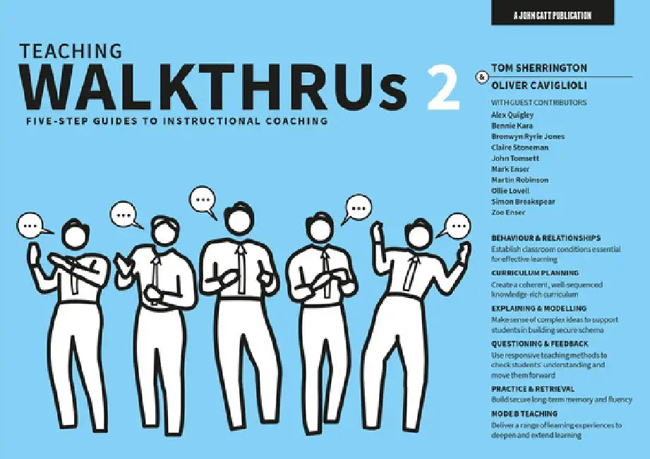 Teaching Walkthrus 2: Five-Step Guides to Instructional Coaching by Tom Sherrington