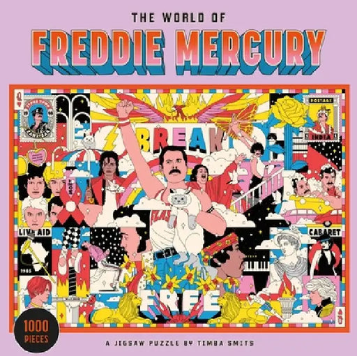 The World of Freddie Mercury: A Jigsaw Puzzle by Timba Smits