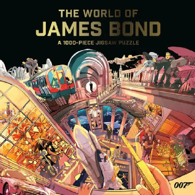 The World of James Bond: A 1000-Piece Jigsaw Puzzle by Laurence King Publishing