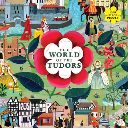 The World of the Tudors 1000 Piece Puzzle: A Jigsaw Puzzle with 50 Historical Figures to Find by Sarah Wilkins