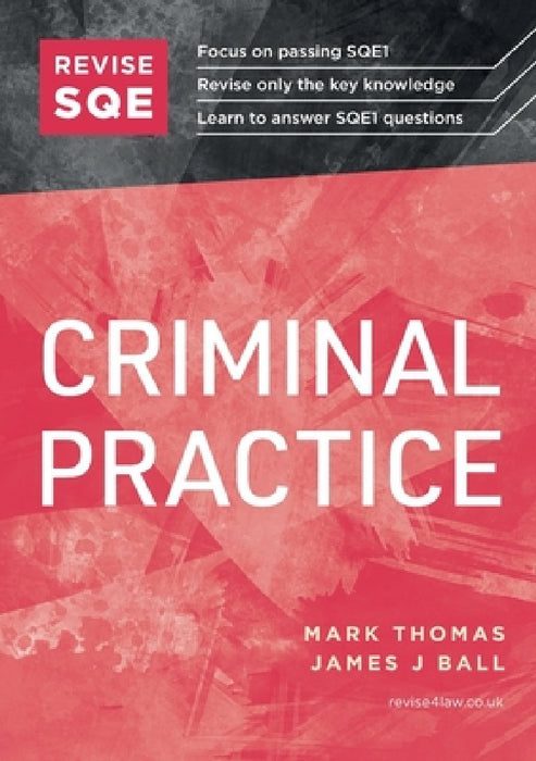 Revise SQE Criminal Practice: SQE1 Revision Guide 2nd ed