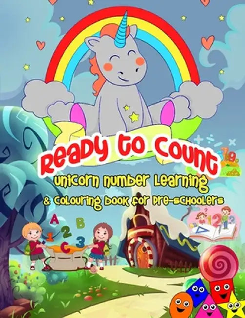 Ready To Count: Unicorn Maths Activity Book for Toddlers and Preschoolers: Maths activity book for toddlers and preschoolers by Newbee Publication