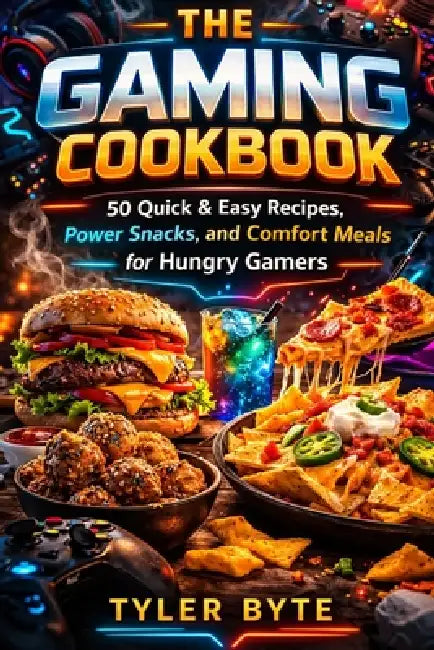 The Gaming Cookbook: 50 Quick & Easy Recipes, Power Snacks, and Comfort Meals for Hungry Gamers by Tyler Byte