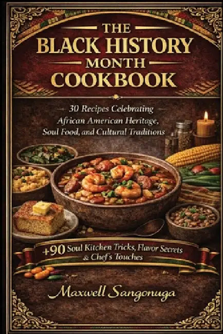 The Black History Month Cookbook: 30 Recipes Celebrating African American Heritage, Soul Food, and Cultural Traditions by Maxwell Sangonuga