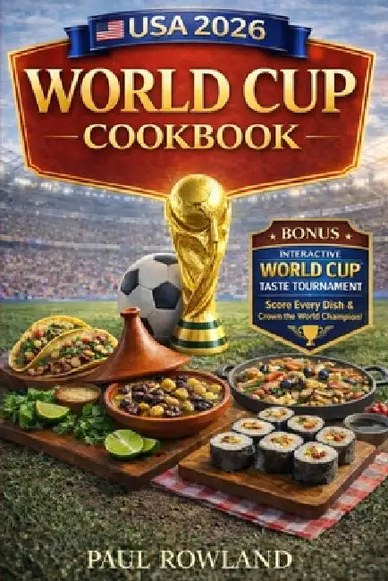 USA 2026 World Cup Cookbook: 48 International Recipes from Every Team in the Tournament by Paul Rowland