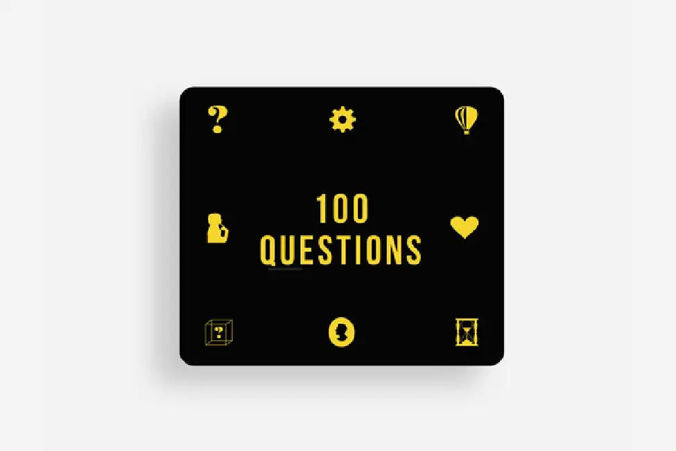 100 Questions Game: A Toolkit of 100 Questions to Spark Exciting and Meaningful Conversations by The School of Life