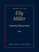 Tributes to Elly Miller: Opening Manuscripts by Stella Panayotova, Lucy Sandler, Tamar Wang