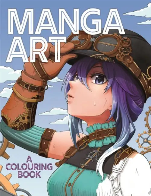 Manga Art: A Colouring Book by Jolene Yeo