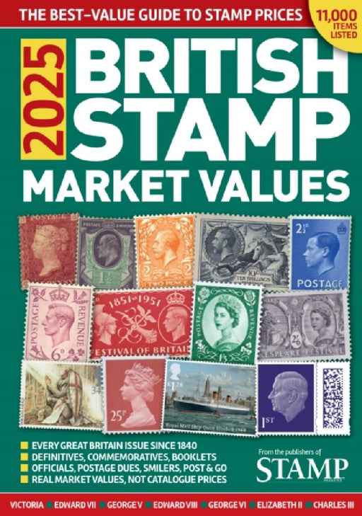2025 British Stamp Market Values by Guy Thomas