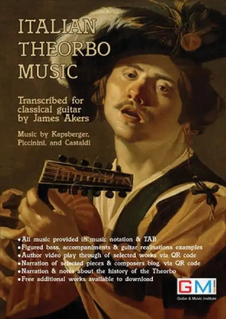 Italian Theorbo Music by James Akers