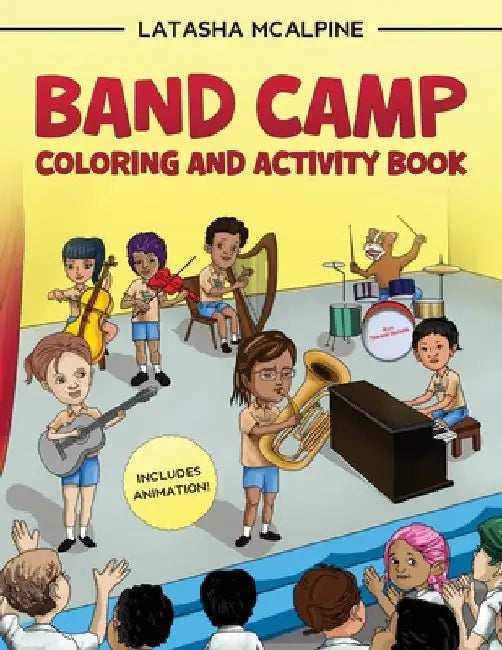 RTG Band Camp Animated Coloring and Activity Book by Latasha McAlpine