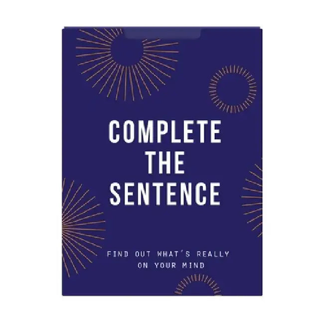 Complete the Sentence: Find Out What's Really on Your Mind by The School of Life