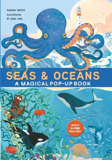Seas & Oceans: A Magical Pop-Up Book by Hannah Porter
