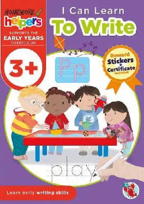 Home Learning: 3+ I Can Learn To Write