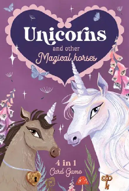 Unicorns & Other Magical Horses: 4 in 1 Card Game: Enjoy 4 Classic Games in 1 with These Beautifully Illustrated Cards by Rae Ritchie