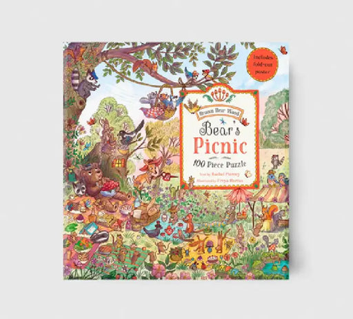Bear's Picnic Puzzle: A Magical Woodland (100 Piece Puzzle) by Rachel Piercey