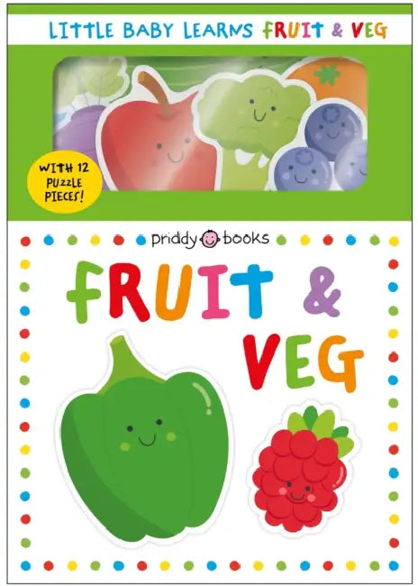Little Baby Learns Fruit & Veg: With 12 puzzle pieces! by Priddy Books