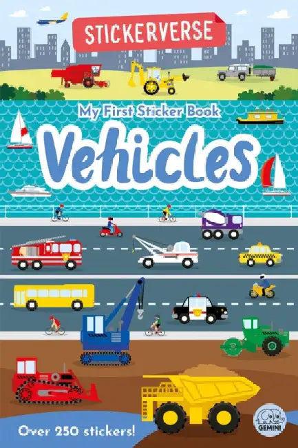 Stickerverse: My First Sticker Book Vehicles by Oakley Graham