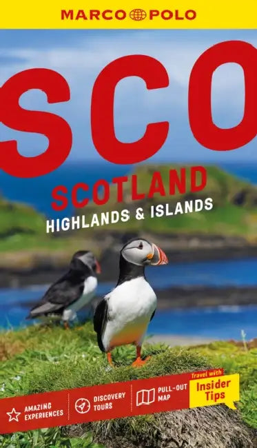 Marco Polo Scotland's Highlands and Islands Pocket Travel Guide: Pull-out Map | Local Knowledge | Covers: Loch Ness, North Coast 500, Isle of Skye and more by Marco Polo