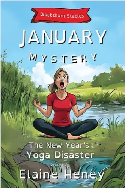 The New Year's Yoga Disaster Blackthorn Stables January Mystery - Dyslexia Friendly by Heney, Elaine