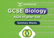 SnapRevise GCSE AQA Biology Higher Summary Sheets