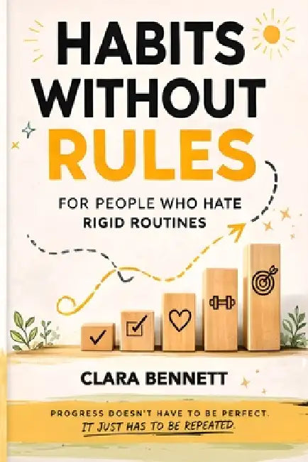Habits Without Rules For People Who Hate Rigid Routines: A Smarter Way to Stay Consistent, Build Habits That Adapt to Real Life, and Make Progress Wit by Clara Bennett