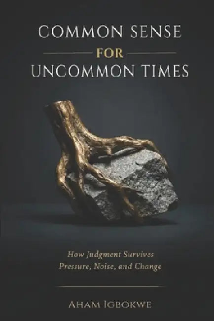 COMMON SENSE for UNCOMMON TIMES: How Judgment Survives Pressure, Noise, and Change by Aham Igbokwe
