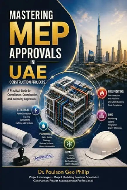 Mastering MEP Approvals in UAE Construction Projects: A Practical Guide to Compliance, Coordination, and Authority Approvals by Paulson Geo Philip