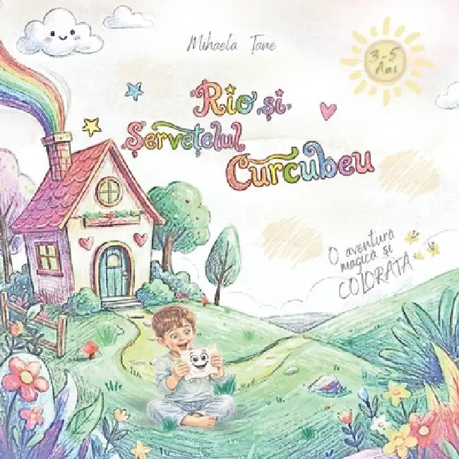 Rio și Șervețelul Curcubeu: O aventură magică și COLORATĂ by Mihaela Tane