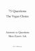 75 Questions: The Vegan Choice by Montoya E. Whitehead