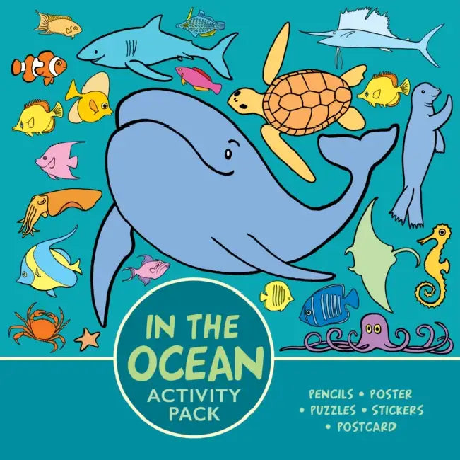 In the Ocean Activity Pack: Pencils, Poster, Puzzles, Stickers, Postcard by New Holland Publishers (COR)