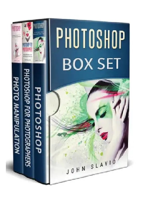 Photoshop Box Set: 3 Books in 1 (Color Version) by John Slavio