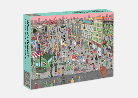 Where's Bowie?: David Bowie in 70s Berlin: 500 Piece Jigsaw Puzzle by Kev Gahan