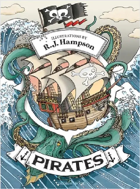 Pirates Coloring Book by Hampson, R. J.