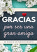 Gracias por ser una gran amiga: Mi regalo de agradecimiento: Libro de Regalo a todo color Preguntas Guiadas 6.61 x 9.61 pulgadas by The Life Graduate Publishing Group