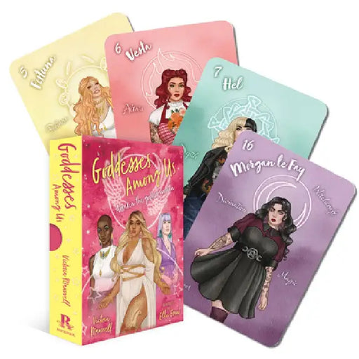 Goddesses Among Us: Oracle Deck with 36 Full-Color Cards and 128-Page Guidebook by Maxwell Victoria