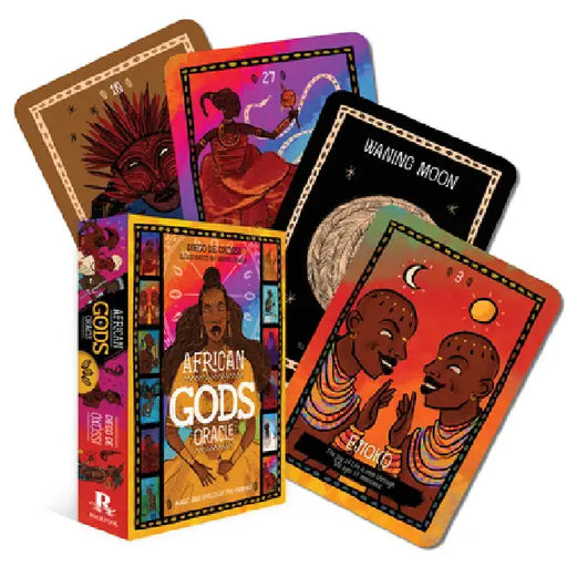African Gods Oracle: Magic and Spells of the Orishas (36 Gilded Cards and 128-Page Full-Color Guidebook) by Diego de Oxóssi