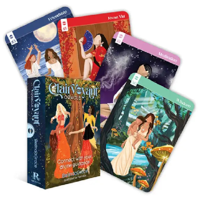 Clairvoyant Oracle: Connect with Your Divine Guidance (36 Cards and 112-Page Guidebook) by BelindaGrace