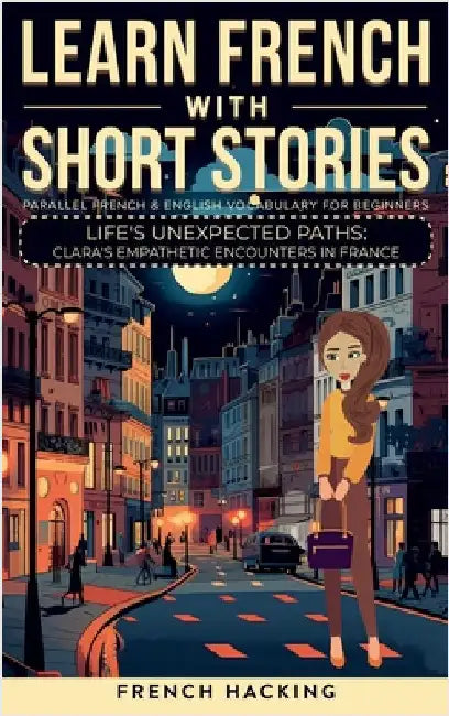 Learn French With Short Stories - Parallel French & English Vocabulary for Beginners. Life's Unexpected Paths: Clara's Empathetic Encounters in France by French Hacking