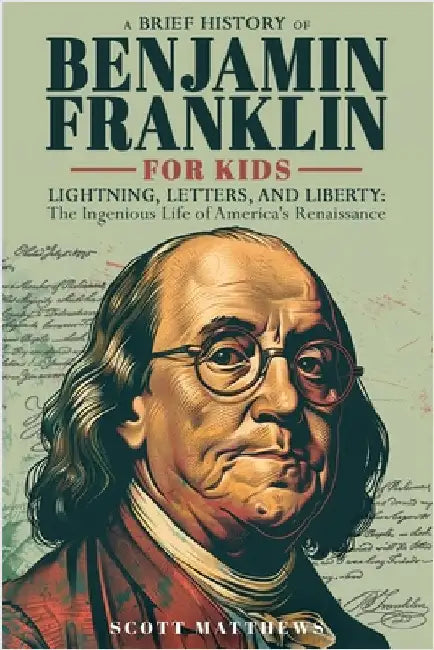 A Brief History of Ben Franklin for Kids - Lightning, Letters, and Liberty: The Ingenious Life of America's Renaissance Man by Matthews, Scott