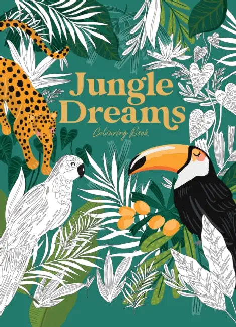 Jungle Dreams Colouring Book: Jungle Animals by Five Mile