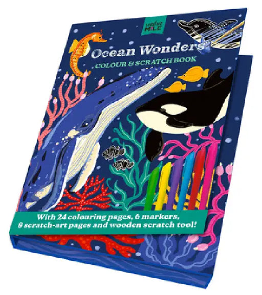 Ocean Wonders Colour and Scratch Book: Colour & Scratch Book by Creative Mile
