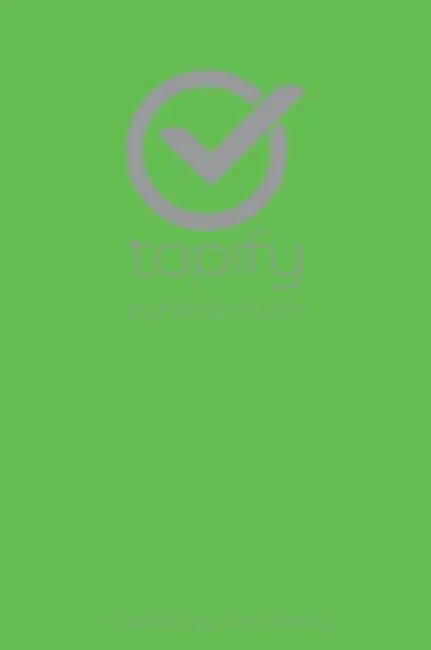 The Topify Method - Green Edition Vol 10: A Quarterly System for Clarity, Focus, and Execution by Sam Penny