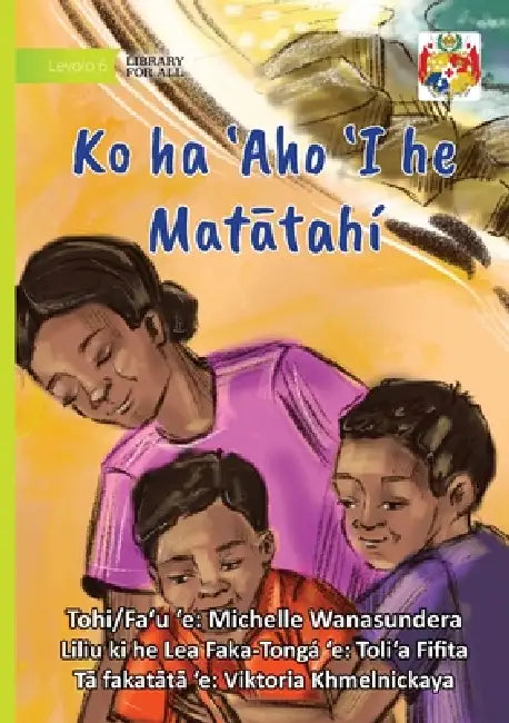 A Day at the Beach - Ko ha 'Aho 'I he Matātahí by Michelle Wanasundera, Viktoria Khmelnickaya